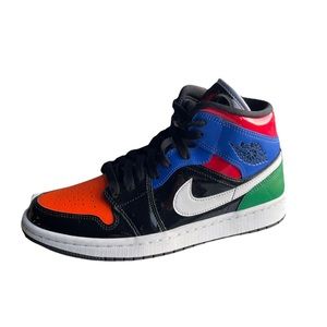 Jordan 1 Mid Multi-colored Patent